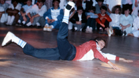 Nick Doing a 'Bellymill' at the Battle at the Mayfair - Southampton 1985